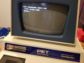 Commodore PET 2001-8 screen warble repair