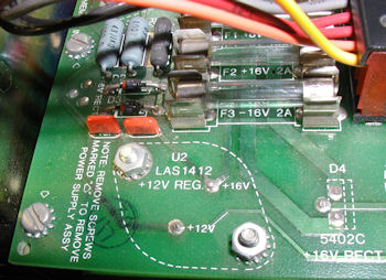 Cromemco System 1 LAS1412 12v regulator in power controller U2.