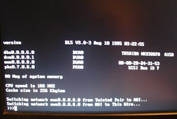 Digital VX40 boot screen