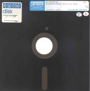 MiniMINC floppy label