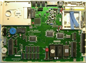 Epson PX-4 pine board