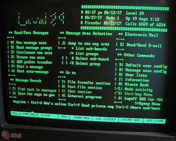 AT&T 6300 Connected to Level 29 BBS