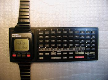 Seiko Data-2000 Smartwatch Docked