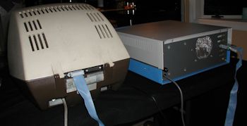 Rear View, MITS Altair 8800B with Lear Seigler ADM 3a Terminal