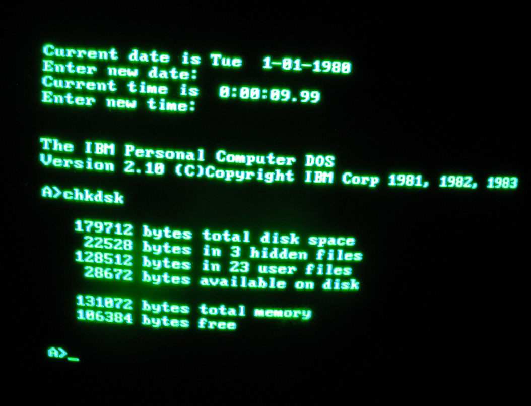 Vintage Computer Photos subject: ibm 5150 5150 a